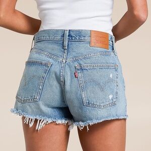 LEVI'S Premium 501 Original Short Distressed Size 27